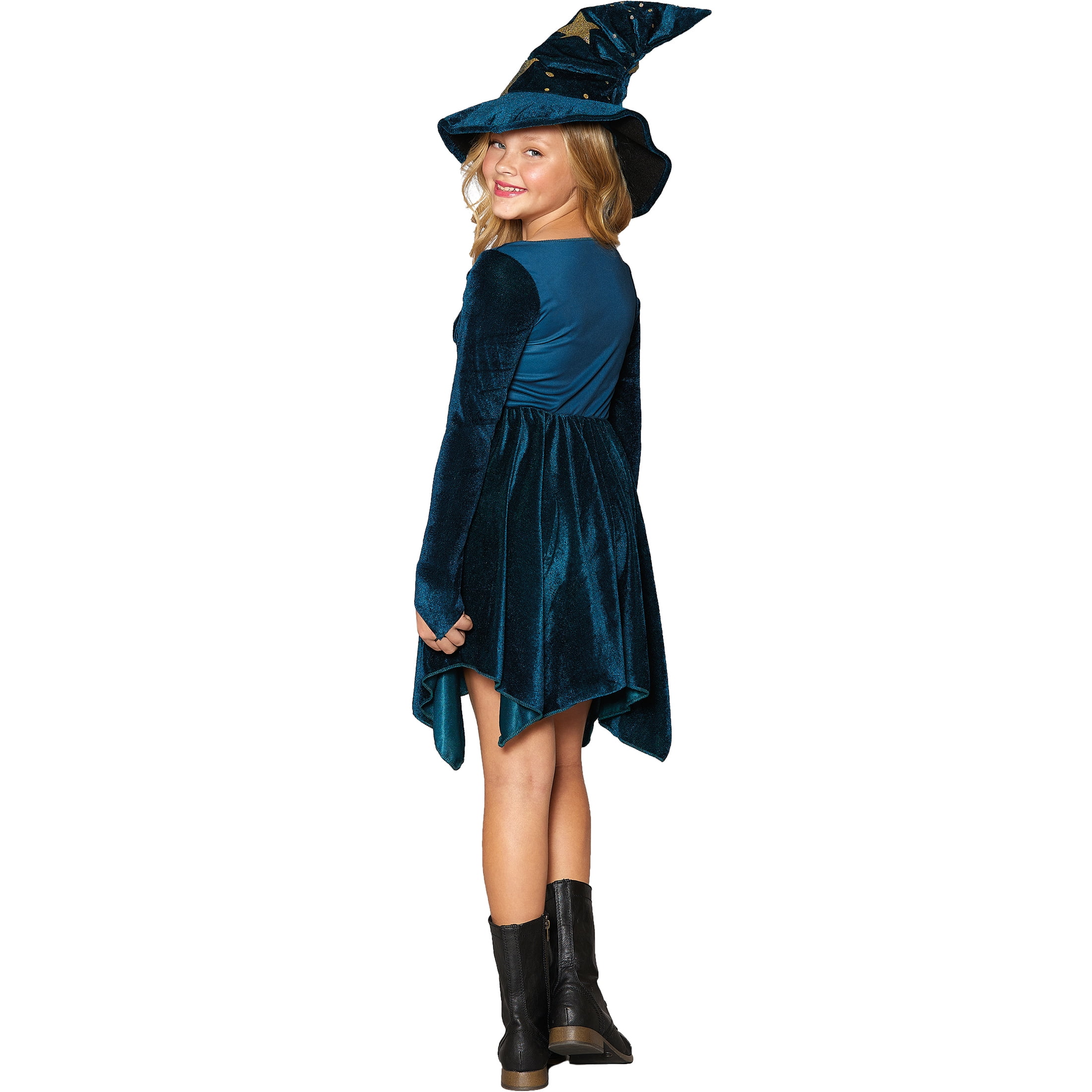 Spellbound Wizard Halloween Costume for Children, Girls' Size S (6), by Way to Celebrate