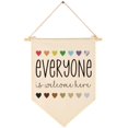 thumbnail image 1 of Todo El Mundo Es Bienvenido Aquí Diversidad Igualdad Regalos Educativos Para Niños Y Niñas Bandera Colgante Banderín Decoración De Pared Regalos Para Aula, Guardería, Hogar, Escuela, Sala De Juegos, S, 1 of 5