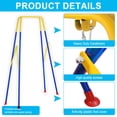 thumbnail image 3 of 3-in-1 Toddler Swing, Baby Swing Set for Indoor and Outdoor Play, Kids Outdoor Swing, Blue, 3 of 5