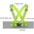 thumbnail image 4 of Gilet Réfléchissant 2 Pack avec Sangles Réglables Haute Visibilité pour Course, Jogging, Cyclisme, Randonnée, Multicolore, 4 of 4