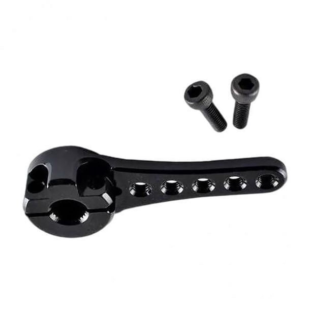 Repuestos para coches RC,Piezas de repuesto para control remoto de montaje RC de motor de automóvil,Servomotor 1/8 1/10 RC Coche Camión Servo Bocina,Servo Horn M3 Roscas Brazo de dirección