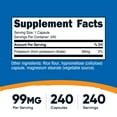 thumbnail image 5 of Nutricost Potassium Citrate 99mg, 240 Capsules - Gluten Free, Non-GMO Supplement, 5 of 5