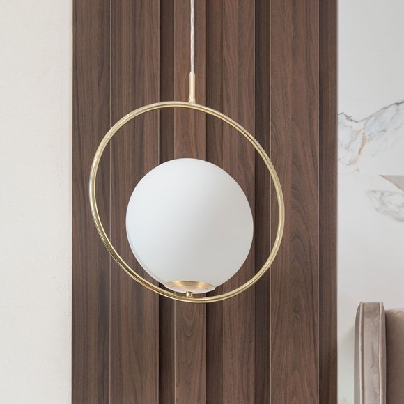 SWETRACE Lampshade Fittings Lighting Accessories 1 Set Golden Circular Brass for Homeowners Commercial Use