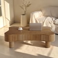 thumbnail image 2 of Hassch Lift Top Coffee Table with Storage, 42" Center Table for Living Room, Home Office, Walnut, 2 of 9