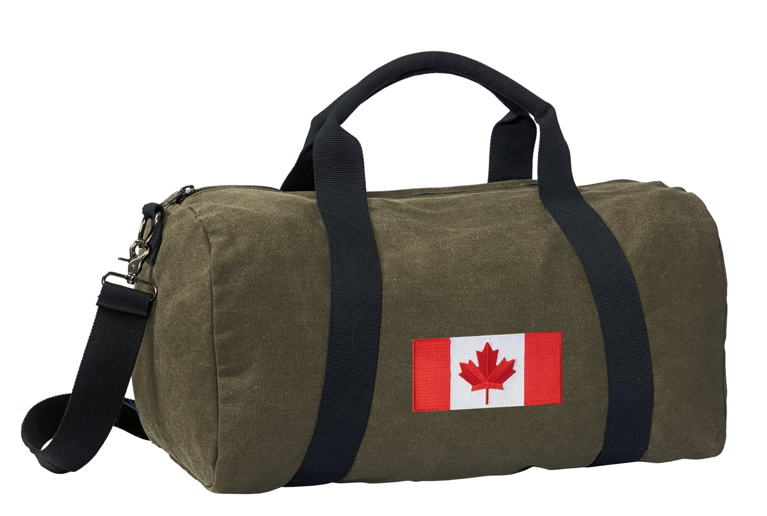 Canada Flag Duffle Bag CANVAS Canadian Flag Luggage Bag