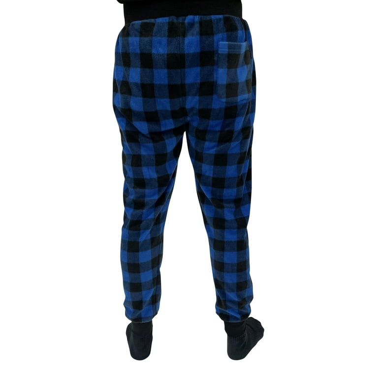 Men's Pajama Pants with Pockets Sleepwear Lounge Pants Stretch Casual Plaid  Black 5 at  Men's Clothing store