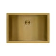 thumbnail image 3 of Ruvati 18 x 12 inch Brushed Gold Polished Brass Rectangular Bathroom Sink Undermount - 20" x 14" - 20" x 14", 3 of 5