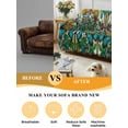 thumbnail image 5 of Butterflies Flowers Couch Cover for Dogs, Vintage Watercolor Animal Floral Plant Washable Sofa Covers Slipcover for Pets Dogs Futon Cover, Couch Recliner Covers, Oversized Chair Slipcover 71"x91", 5 of 9