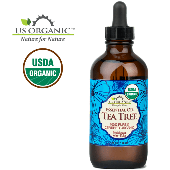 US Organic Tea Tree Essential Oil, 100% Pure Certified USDA Organic