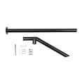 thumbnail image 7 of Handrails for Stairs Fits 2-3 Steps,3.3ft Tall Iron Outdoor Step Handrail Picket Handrail Railing for Indoor Outdoor Polished Black, 7 of 7