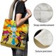 thumbnail image 3 of My Life as a Teenage Robot Bolso de tela con estampado de lienzo para mujer, bolsa de compras reutilizable y estética, con cremallera interior, regalo para mujer, 35 × 40 cm., 3 of 6