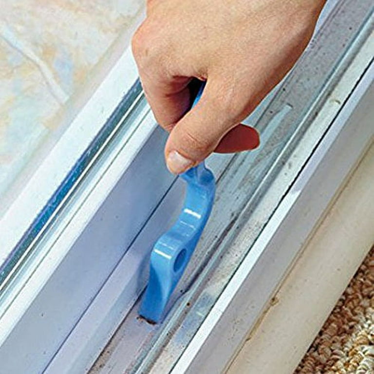 Door and Window Track Cleaning Brush Tool, Handheld Gutter Gaps,  Desktop/Glass/Sliding Door/Tile line/Blinds/car Vents/air  Conditioning/Keyboard Tool