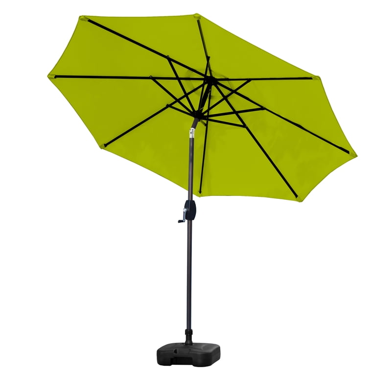 green patio umbrella walmart Sunnyglade 9' Outdoor Table Umbrella with 8 Ribs Grass Imagine lounging in your backyard Better Homes & Gardens 7.5'