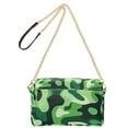 thumbnail image 2 of FORMRS Women Crossbody Purse with Chain Strap Vegan Leather Shoulder Handbag, Green Camouflage Pattern, 2 of 7
