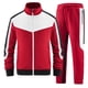 thumbnail image 1 of Sudadera ANOTWENER Track para hombre, color rojo, talla 249-S, 1 of 6
