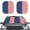 American Flag Print, variant on XYZCANDO Butterflies Car Front Windshield Sunshades 2 Piece Keeps Vehicle Cool Foldable Block UV Rays Protector Windshield Sun Shade for Cars Trucks SUV