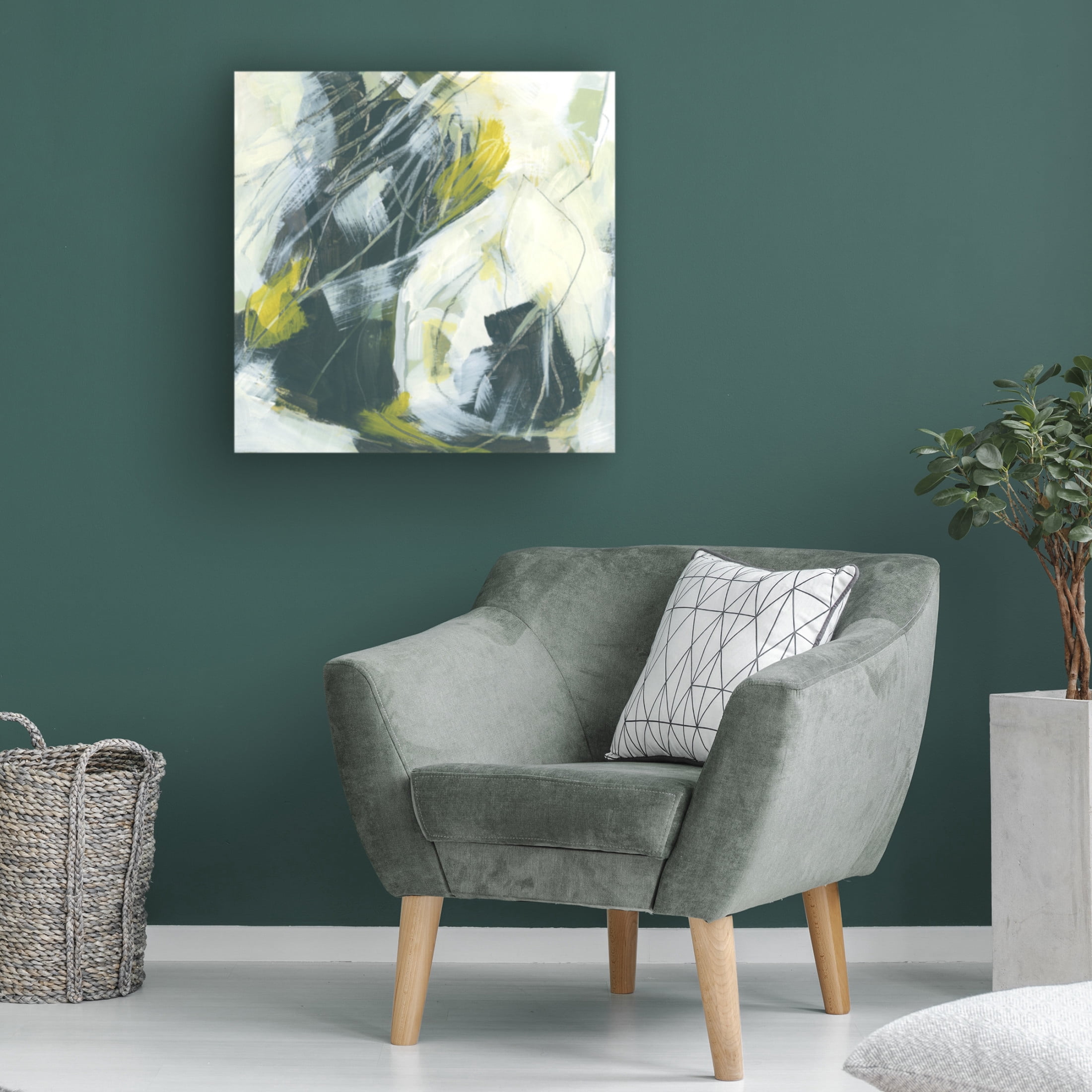 Trademark Fine Art June Erica Vess  Citron Synergy III Canvas Wall Art