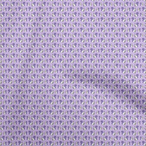 oneOone Cotton Cambric Purple2 Fabric Animal Dress Material Fabric Print Fabric By The Yard 42 Inch Wide