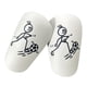 thumbnail image 3 of 1 Par Miniespinilleras Espinilleras Pequeñas Protector Piernas Fútbol (10x6cm) Blanco, 3 of 4