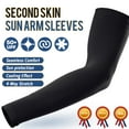 thumbnail image 4 of GOUNOD 2 pairs UV Sun Protection Arm Sleeves, Men and Women Quick Dry Cooling Arm Sleeves for Outdoor Sports Cycling Basketball, 4 of 8