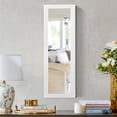 Costway Full Length Mirrored Jewelry Wall Door Mounted Storage