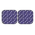 thumbnail image 3 of Uemuo Astronaut Rabbit Printed 2 PCS Car Windshield Sun Shade, Auto Sun Heat and UV Rays Blocker, Foldable Automotive Front Window Sunshade Protector, 3 of 7