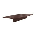 thumbnail image 3 of HON Preside Boat Shaped Table Top 120"W Boat Top - 10 ft Table Top Length x 48" Table Top Width x 1.13" Table Top Thickness - Assembly Required - Laminated, Mahogany, 3 of 7