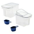 thumbnail image 1 of Contenedor de almacenamiento de alimentos LockNlock Easy Essentials, juego de 4 piezas, 1 of 8