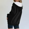 thumbnail image 4 of EIMELI Sweat à Capuche Décontracté à Manches Longues pour Femmes avec Poche Blanc TTG, 4 of 6