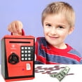 Toy Safe Box, Electronic ATM Piggy Bank, Money Coin Savings Bank ...