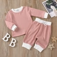 thumbnail image 3 of Newborn Baby Boys Girls Long Sleeve Knitted Tops+Pants Clothes Outfit set Boys Down Shirt New 2024 Plaid Flannel Jacket Boys Casual Crewneck Short Sleeve Tops Tees, 3 of 9