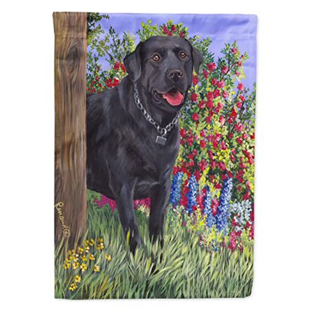 Caroline s Treasures PPP3028GF Black Labrador Retriever Flag Garden Size   Garden Size  multicolor