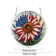thumbnail image 3 of Outdor Ornement Rond Suspendu Style Verre Acrylique pour Fenêtre Maison Jardin, 3 of 5