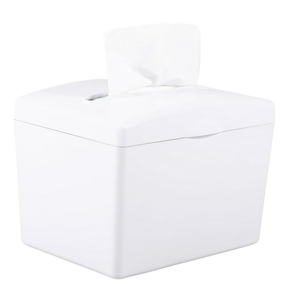 LINFANG Plastic Countertop Paper Towel Dispenser Waterproof Large Capacity Desktop Multifold Napkin Holder for Home Restaurant School Office