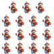 thumbnail image 1 of Muñeco Nieve para Navidad Mini Adornos Colgantes Favores Fiesta (Estilo D), 1 of 4