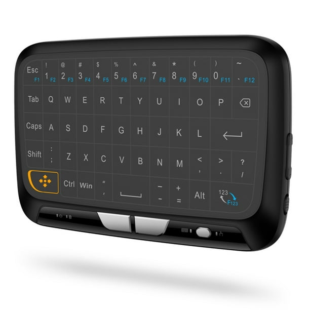 H18 2 4ghz Wireless Keyboard Full Touchpad Remote Control Keyboard Mouse Mode With Large Touch Pad Vibration Feedback For Smart Tv Android Pc Laptop Walmart Com Walmart Com - laptop roblox keyboard controls