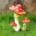 thumbnail image 3 of Lot de 1 Décor de Terrarium Mignon en Résine Rouge pour Jardin Féerique et Bonsaï 0,8x0,6x1,2 Po, 3 of 8