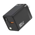 thumbnail image 1 of 80W Max Fast Charging Wall Plug with Retractable and Scalable Module Featuring Type C and USB Ports for High Speed Phone Laptops Power, 1 of 4