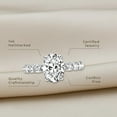 thumbnail image 3 of Lumante's 2.3cttw Oval Diamond Engagement Ring in 14k White Gold, Solitaire (1.5 ct) (F-G Color, VS Clarity) Ring Size 4, 3 of 6