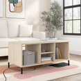thumbnail image 3 of Essence Coffee Table with Shelves in Natural Elm - Engineered Wood, 3 of 8