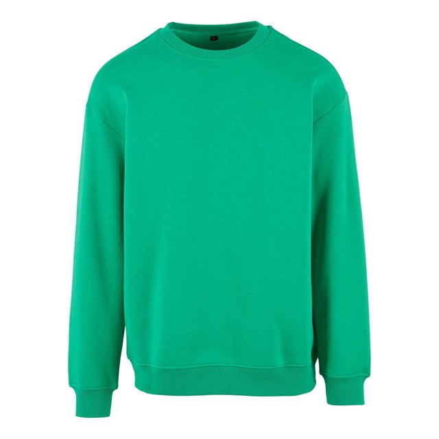 Build Your Brand Mens Crew Neck Plain Sweatshirt