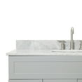 thumbnail image 2 of Ariel Hamlet 49 In. Rectangle Sink Vanity With 0.75 In. Carrara White Countertop In Grey, 2 of 11