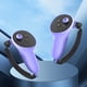 thumbnail image 3 of 1 Par Empuñaduras Controlador Antideslizantes Silicona para Meta Quest 3 VR (púrpura), 3 of 7
