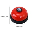 thumbnail image 2 of Minkissy 2pcs Puppy Training Bells Iron Red for Dog Owners with Communication Features, 2 of 8