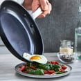 thumbnail image 3 of GreenPan Chatham Black Ceramic Nonstick 10" and 12" Frypan Set, 3 of 6