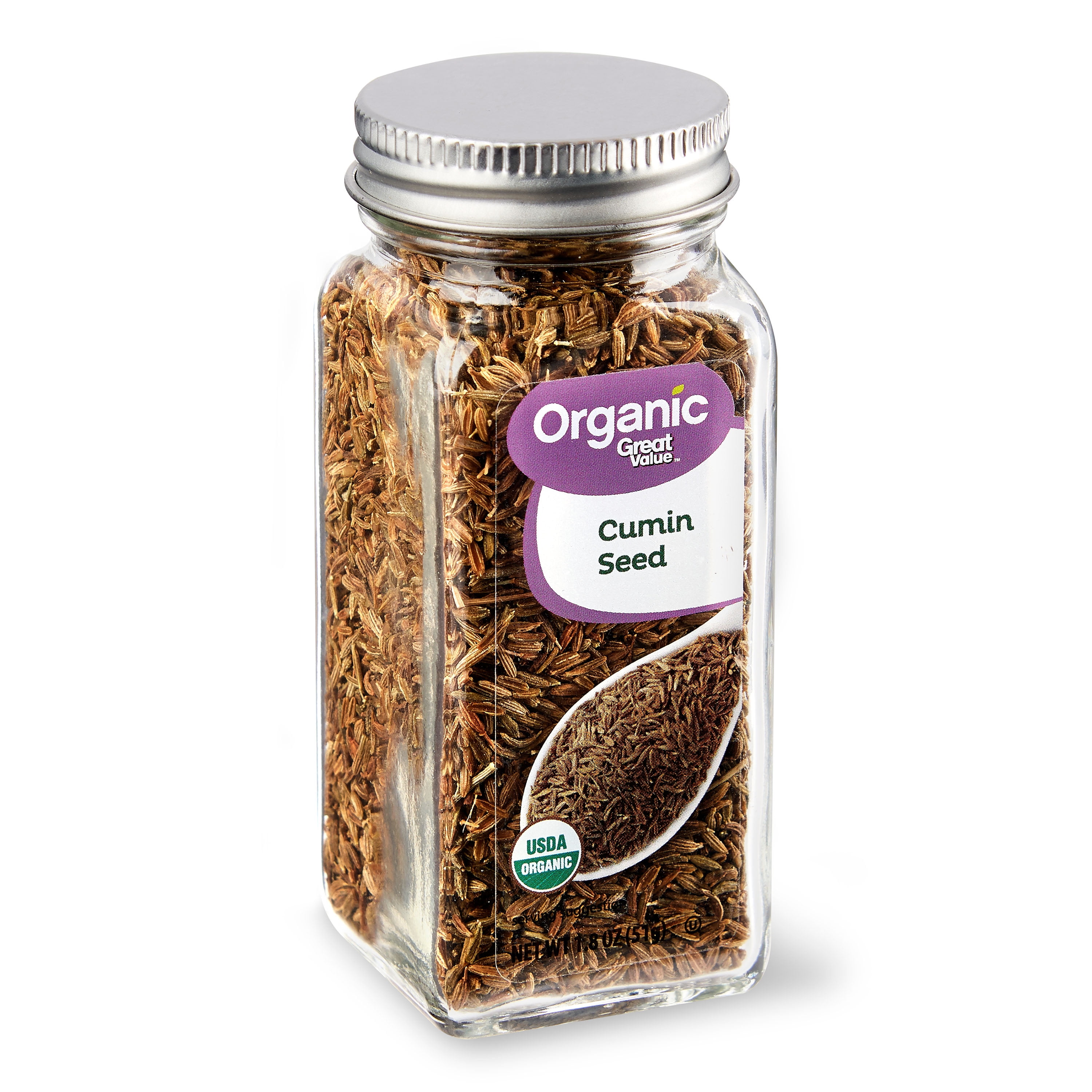Great Value Organic Cumin Seed, 1.8 oz