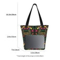 thumbnail image 3 of Honeii Mexican Flower 2 Print Women Top Handle Satchel Handbags,Fashion Handbag,Messenger Tote Bag Purse for Women,Shoulder Bag Handbag for Travel, Work, 3 of 6