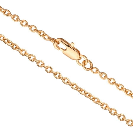 24Inch Necklace Cable Chain With Lobster Claw Clasp (3-Chain Value Bundle), SAVE $2