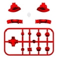 thumbnail image 4 of eXtremeRate Chrome Red Replacement ABXY Keys Dpad L R ZL ZR Trigger w/Tools for Nintendo Switch Lite, 4 of 9