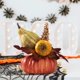 thumbnail image 4 of Flor de calabaza artificial Centro de mesa de calabaza de otoño Accesorios para fotos de otoño Espuma falsa Estilo A, 4 of 9